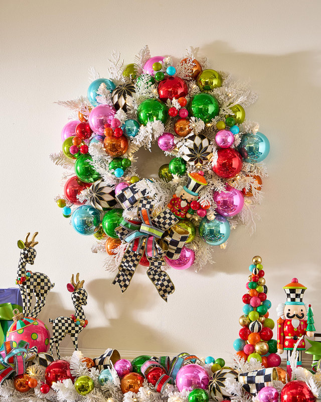 Confetti Christmas Wreath